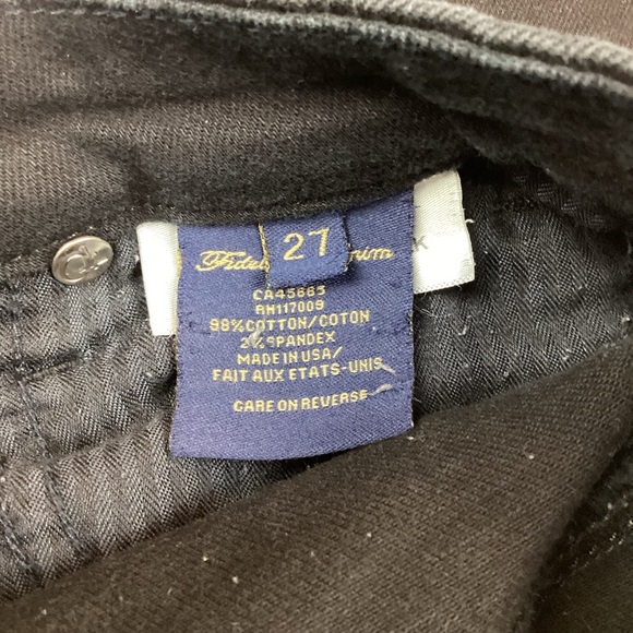 Fidelity Rev Mid-Rise Classic Straight Jeans - Picture 11 of 14